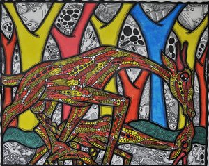 Mãe girafa